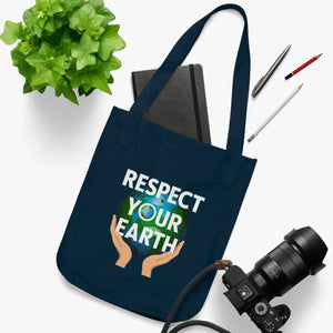 Organic Earth Day Tote Bag - Save your Cotton - Dipaliz - Bags