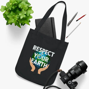 Organic Earth Day Tote Bag - Save your Cotton - Dipaliz - Bags
