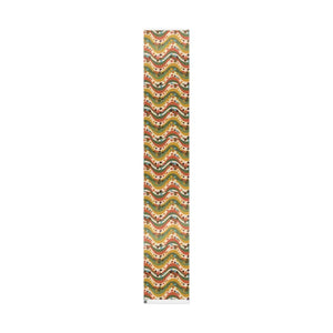 Retro Abstract Wave Wrapping Paper - Olive Green Mustard - Dipaliz
