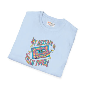 Vintage Music Tee - Soft Cotton Mixtape Design - Dipaliz - T-shirts - m