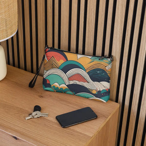 Vibrant Crossbody Bag - Retro Colored Abstract Faux Leather - Dipaliz - Cross Body Bags