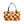 Bags - Retro Geometric Weekender Tote - 70s Orange Brown Travel - Dipaliz 24’’ × 13’’