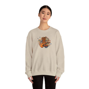 Retro Guitar Americana Sweatshirt - Sweatshirts - m