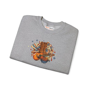 Retro Guitar Americana Sweatshirt - Sweatshirts - m