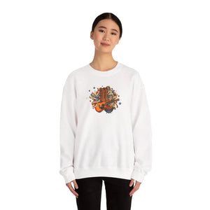 Retro Guitar Americana Sweatshirt - Sweatshirts - m