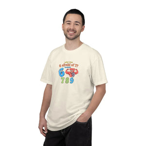 Retro Number Graphic T-shirt, ?789’’ Colorful Cartoon Numbers Tee - T-shirts