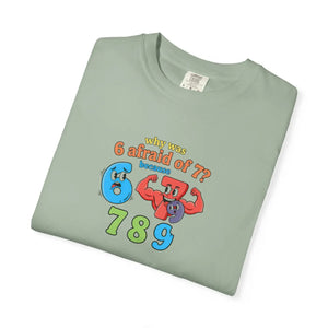 Retro Number Graphic T-shirt, ?789’’ Colorful Cartoon Numbers Tee - T-shirts