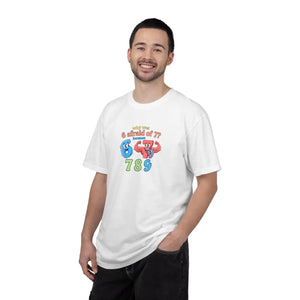 Retro Number Graphic T-shirt, ?789’’ Colorful Cartoon Numbers Tee - T-shirts