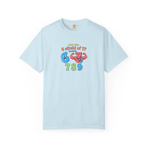 Retro Number Graphic T-shirt, ?789’’ Colorful Cartoon Numbers Tee - T-shirts