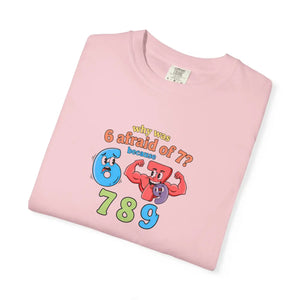 Retro Number Graphic T-shirt, ?789’’ Colorful Cartoon Numbers Tee - T-shirts