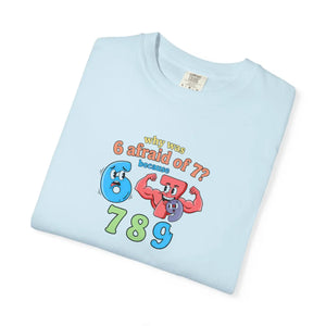 Retro Number Graphic T-shirt, ?789’’ Colorful Cartoon Numbers Tee - T-shirts