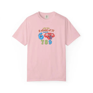 Retro Number Graphic T-shirt, ?789’’ Colorful Cartoon Numbers Tee - T-shirts