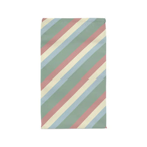 Retro Pastel Diagonal Stripe Lunch Bag - Fresh and Stylish - Dipaliz - 11.75’’ × 7.25’’ 4.75’’ - Accessories