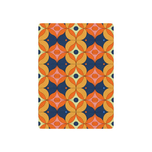 Retro Poker Playing Cards Blue Pattern Ultimate Game Nights - Dipaliz - 2.5’’ x 3.5’’ / White / Semi Glossy - Card Games