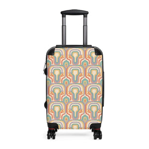Retro Rainbow Suitcase – Hard Shell Carry on - Dipaliz - Suitcases