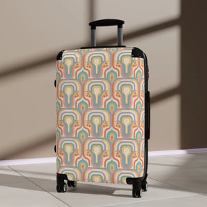 Retro Rainbow Suitcase – Hard Shell Carry on - Dipaliz - Suitcases