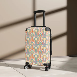 Retro Rainbow Suitcase – Hard Shell Carry on - Dipaliz - Suitcases