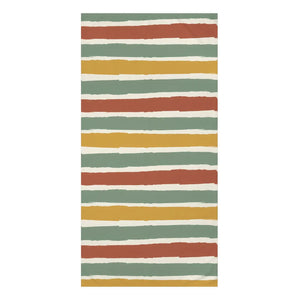 Retro Striped Cotton Beach Towel – Oversized - Dipaliz - Towels