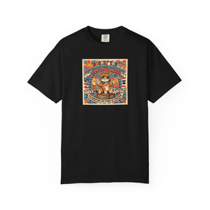 Retro Surf Cat T-shirt, ?Catch the Spirit’ Vintage Beach Graphic - T-shirts - m