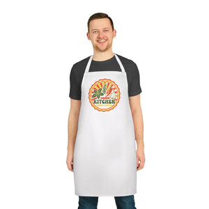 Retro Vegetable Kitchen Apron - Chef Gift Polyester - Dipaliz - Aprons