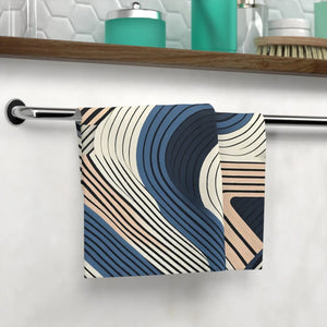 Wave Face Towel – Retro Cotton Mix 13x13 - Dipaliz - Washcloths