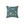 Blooming Beauty Teal Pillow - Floral Spun Polyester - Dipaliz - Throw Pillows