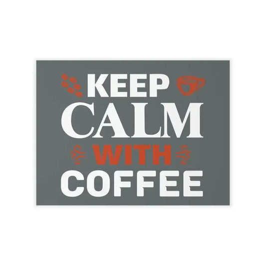 Caffeinated Chic Coffee Wall Decals: Elevate your Space! - 24″ × 18″ Decal