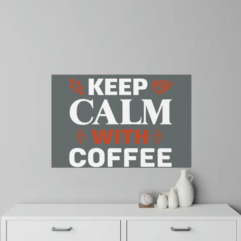 Revamp your Space with Caffeinated Chic Coffee Wall Decals - Decal