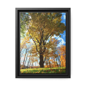 Autumn Season Matte Canvas Black Frame Wall Art - Dipaliz - 9’’ x 12’’ (vertical) / 1.25’’ - Posters Prints & Visual