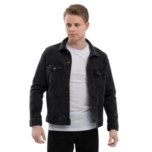 Unisex Denim Jacket Classic Fit Street Style - Dipaliz - Coats & Jackets