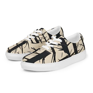 Canvas Shoes Lace-up Tree Silhouette Comfort Style - Dipaliz - Sneakers