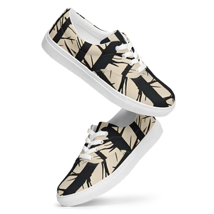 Canvas Shoes Lace-up Tree Silhouette Comfort Style - Dipaliz - Sneakers