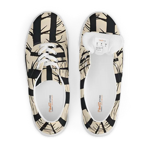 Canvas Shoes Lace-up Tree Silhouette Comfort Style - Dipaliz - Sneakers