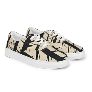 Canvas Shoes Lace-up Tree Silhouette Comfort Style - Dipaliz - Sneakers