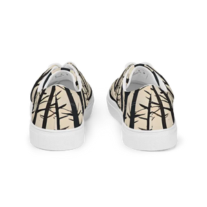 Canvas Shoes Lace-up Tree Silhouette Comfort Style - Dipaliz - Sneakers