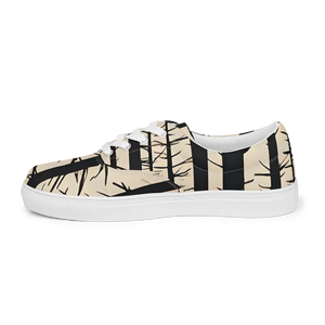 Canvas Shoes Lace-up Tree Silhouette Comfort Style - Dipaliz - Sneakers