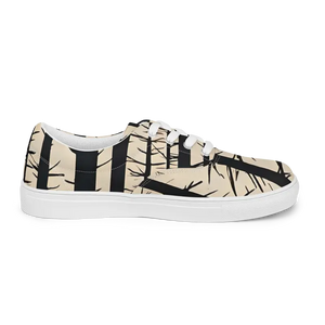 Canvas Shoes Lace-up Tree Silhouette Comfort Style - Dipaliz - Sneakers