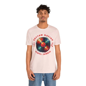 Retro Vinyl Groove Unisex Tee - Cotton Short Sleeve - Dipaliz - T-shirts
