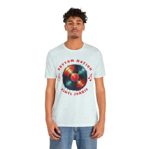 Retro Vinyl Groove Unisex Tee - Cotton Short Sleeve - Dipaliz - T-shirts