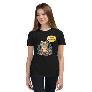 Chillin Frog Youth Tee - Ring-spun Cotton - Dipaliz - T-shirts - s