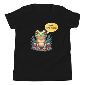 Chillin Frog Youth Tee - Ring-spun Cotton - Dipaliz - T-shirts - s