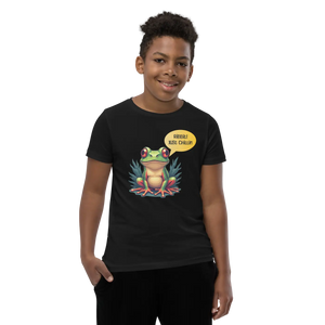 Chillin Frog Youth Tee - Ring-spun Cotton - Dipaliz - T-shirts - s