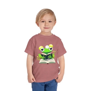Short Sleeve Tee Frog Toddler Cotton Playtime Shirt - Dipaliz - Heather Mauve / 2t - Baby & Clothing