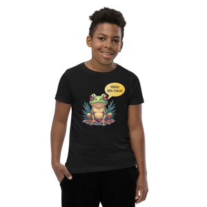 Chillin Frog Youth Short Sleeve Tee Ring-spun Cotton - Dipaliz - T-shirts