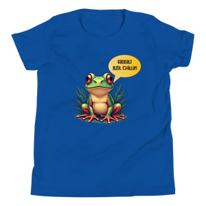 Chillin Frog Youth Short Sleeve Tee Ring-spun Cotton - Dipaliz - T-shirts