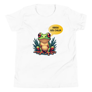 Chillin Frog Youth Short Sleeve Tee Ring-spun Cotton - Dipaliz - T-shirts