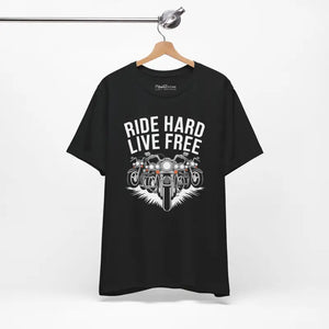 Unisex Jersey Short Sleeve Tee - Ride Hard Live Free - Dipaliz - T-shirts