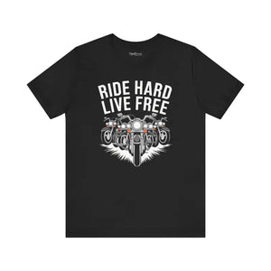 Unisex Jersey Short Sleeve Tee - Ride Hard Live Free - Dipaliz - T-shirts