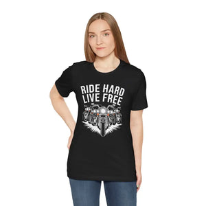 Unisex Jersey Short Sleeve Tee - Ride Hard Live Free - Dipaliz - T-shirts