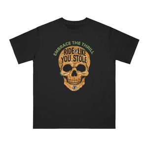 Unique Skull Design Cotton Tee - Edgy Sophistication - Dipaliz - Black / s - T-shirts